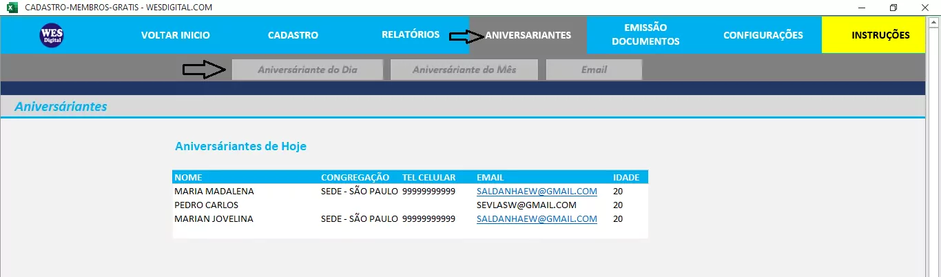 Como configurar Outlook e Enviar E-mail aniversariantes Planilha