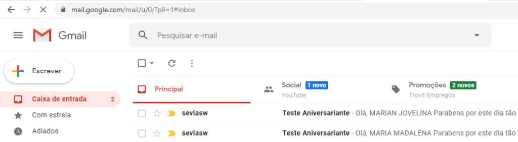 Como configurar Outlook e Enviar E-mail aniversariantes Planilha