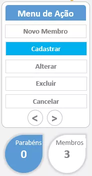 como cadastrar membros