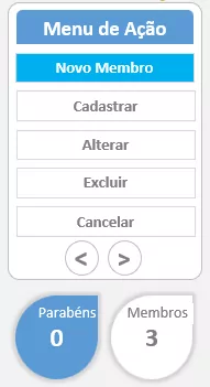 como cadastrar membros